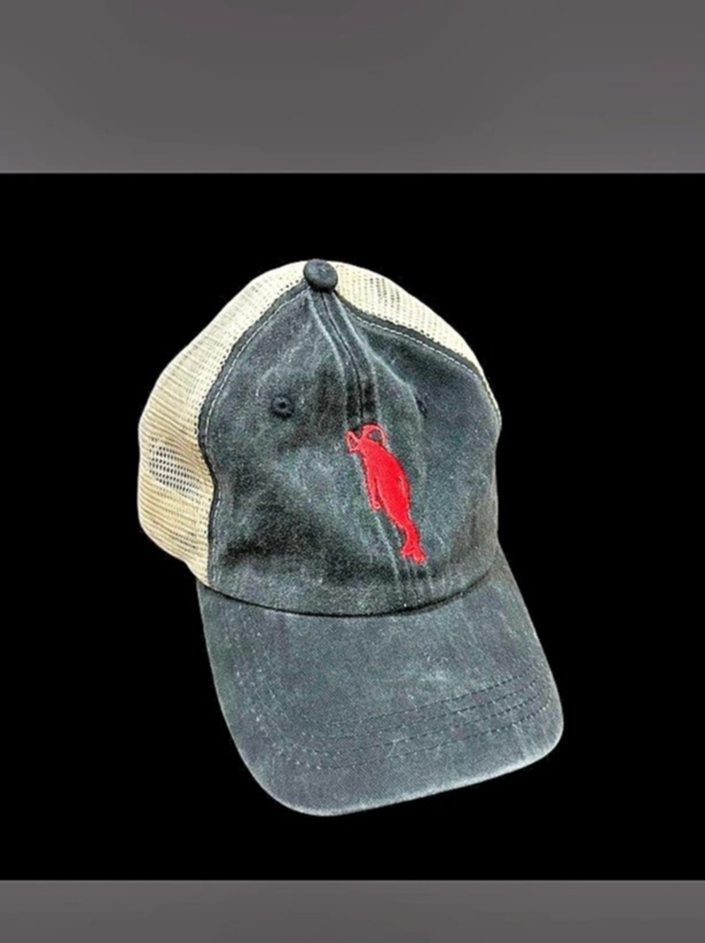 Black & Tan Devil Trucker Hat